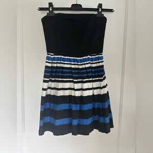 Aqua Black Mini Dress